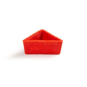 Base Torta Triangular Doce Vermelha 6cm - Bt93