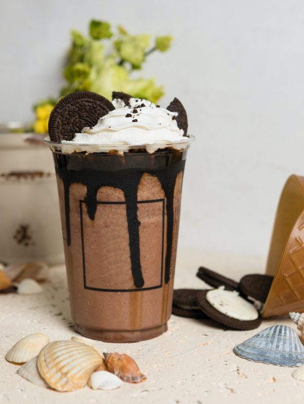milkshake com calda de chocolate da vinci gourmet